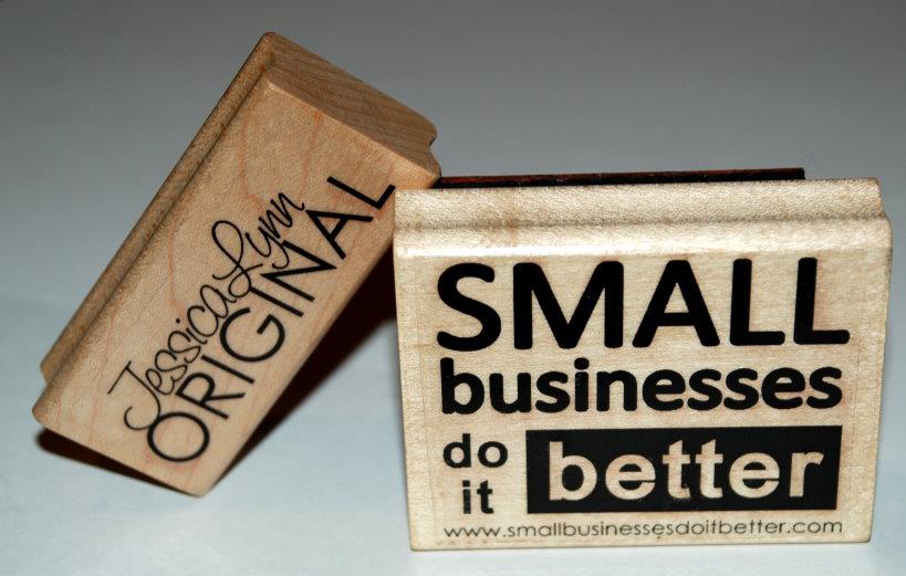 Small Businesses Do It Better Custom Stamp by Jessica Lynn Originals